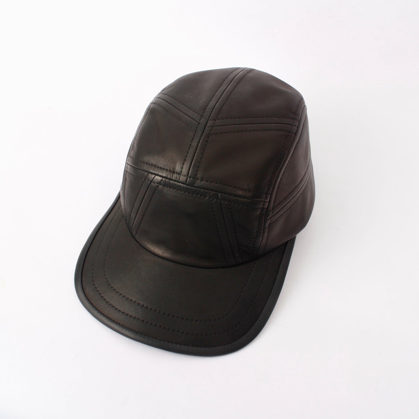 nir / patchwork leather cap