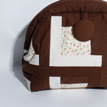 【HOUSE QUILT】 / NUUME BAG＜LOG CABIN＞　※受注生産アイテムとなります。