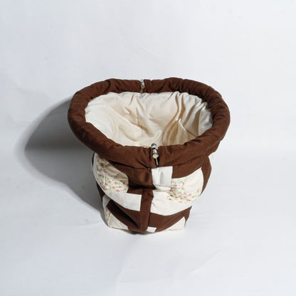 【HOUSE QUILT】 / NUUME BAG＜LOG CABIN＞　※受注生産アイテムとなります。