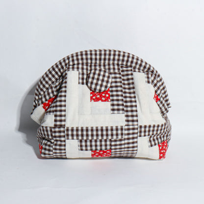 【HOUSE QUILT】 / NUUME BAG＜LOG CABIN＞　※受注生産アイテムとなります。