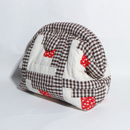 【HOUSE QUILT】 / NUUME BAG＜LOG CABIN＞　※受注生産アイテムとなります。