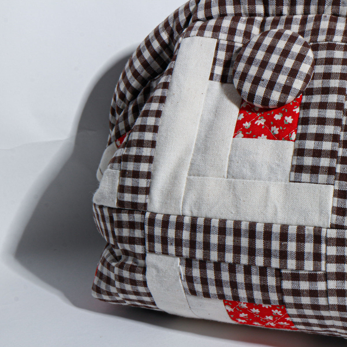 【HOUSE QUILT】 / NUUME BAG＜LOG CABIN＞　※受注生産アイテムとなります。