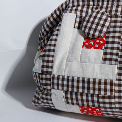 【HOUSE QUILT】 / NUUME BAG＜LOG CABIN＞　※受注生産アイテムとなります。