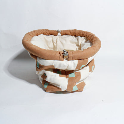 【HOUSE QUILT】 / NUUME BAG＜STEP BLOCK＞　※受注生産アイテムとなります。
