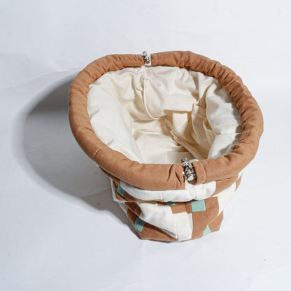 【HOUSE QUILT】 / NUUME BAG＜STEP BLOCK＞　※受注生産アイテムとなります。