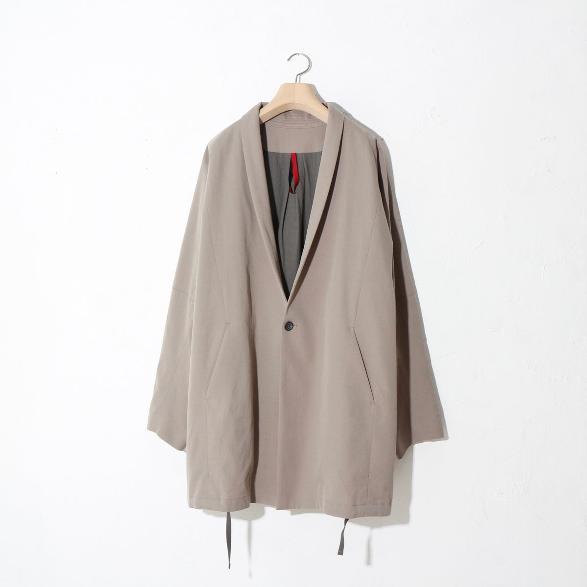 Wash Wool Fall Jacket / beige