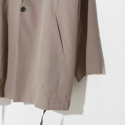 Wash Wool Fall Jacket / beige
