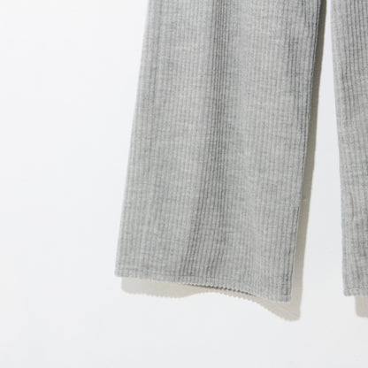 CORDUROY WIDE TROUSERS/  heather gray
