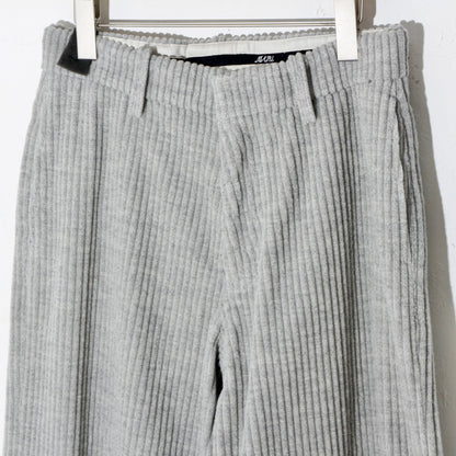 CORDUROY WIDE TROUSERS/  heather gray