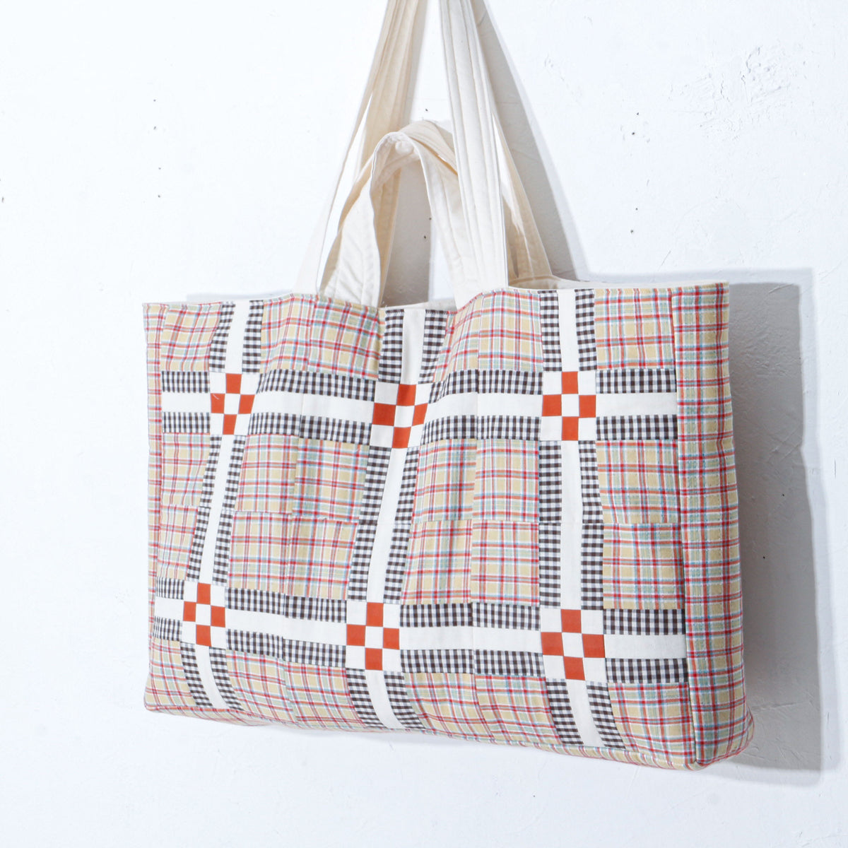 【HOUSE QUILT】 / BIG TOTE BAG＜SQUARE＞　※受注生産アイテムとなります。