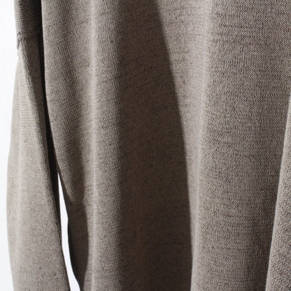 Plating Gima Cotton Longsleeve Pullover / beige