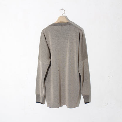 Plating Gima Cotton Longsleeve Pullover / beige
