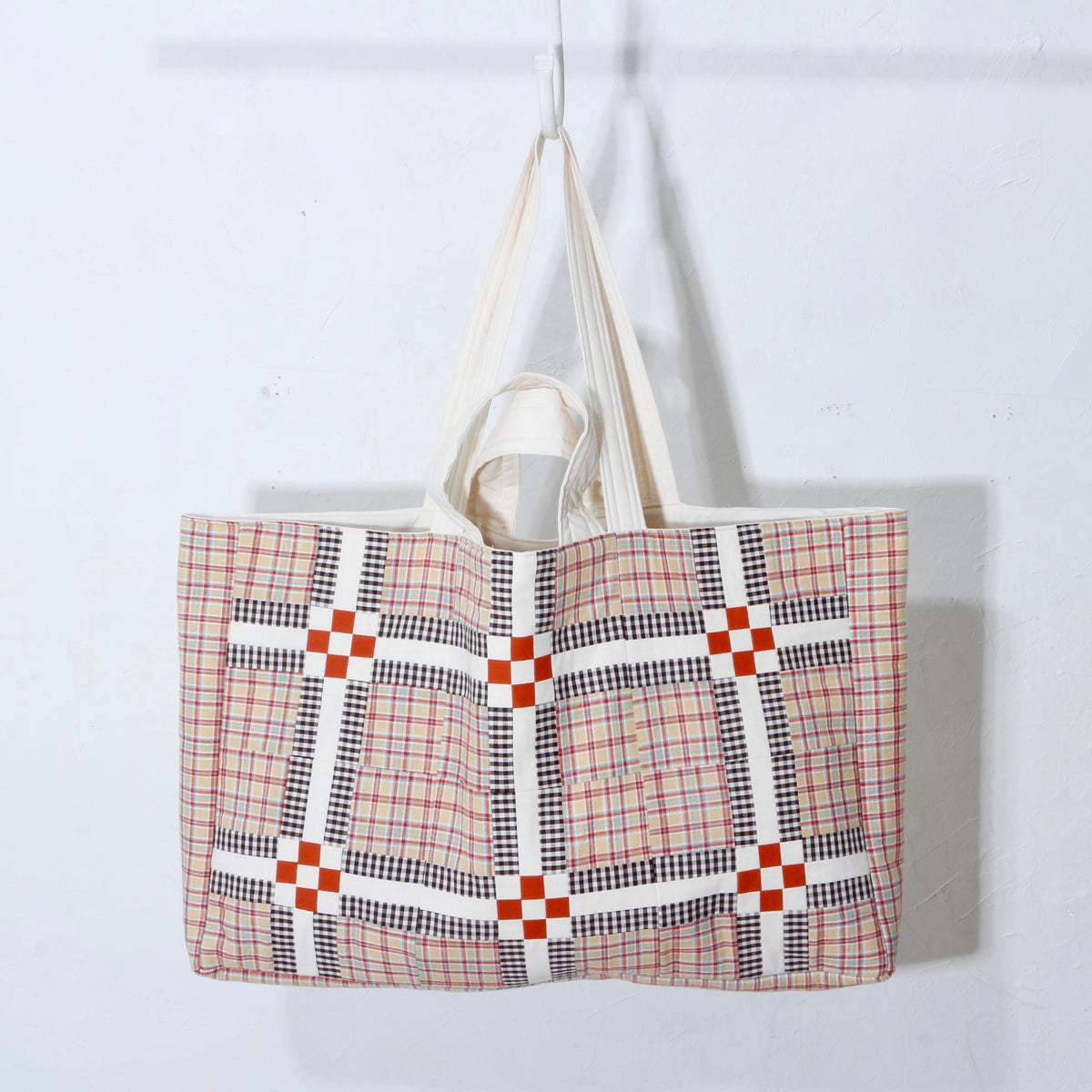 【HOUSE QUILT】 / BIG TOTE BAG＜SQUARE＞　※受注生産アイテムとなります。