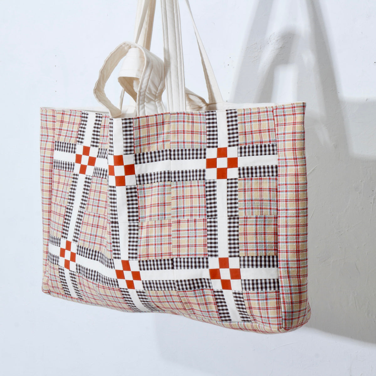 【HOUSE QUILT】 / BIG TOTE BAG＜SQUARE＞　※受注生産アイテムとなります。