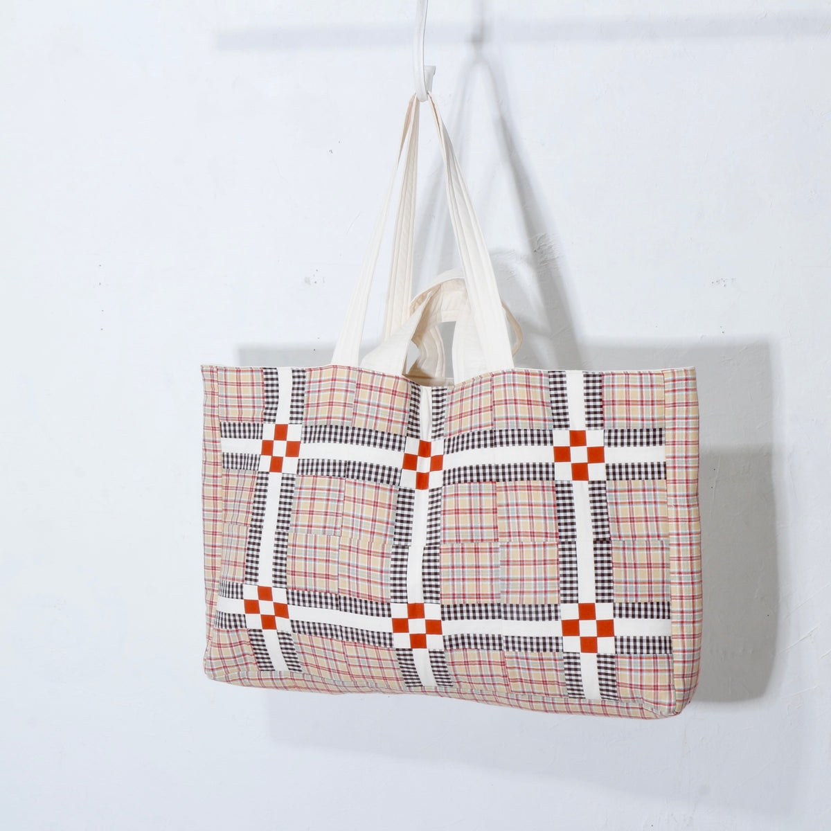 【HOUSE QUILT】 / BIG TOTE BAG＜SQUARE＞　※受注生産アイテムとなります。