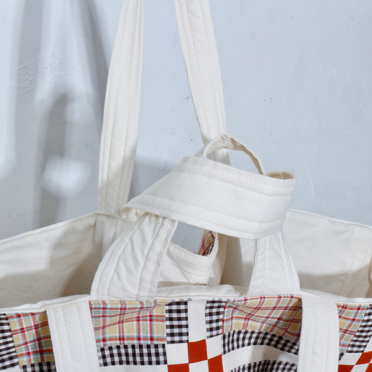 【HOUSE QUILT】 / BIG TOTE BAG＜SQUARE＞　※受注生産アイテムとなります。