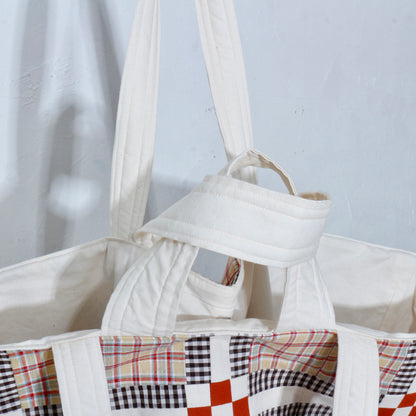 【HOUSE QUILT】 / BIG TOTE BAG＜SQUARE＞　※受注生産アイテムとなります。