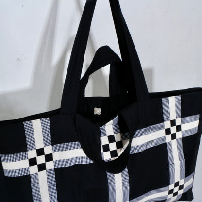 【HOUSE QUILT】 / BIG TOTE BAG＜SQUARE＞　※受注生産アイテムとなります。
