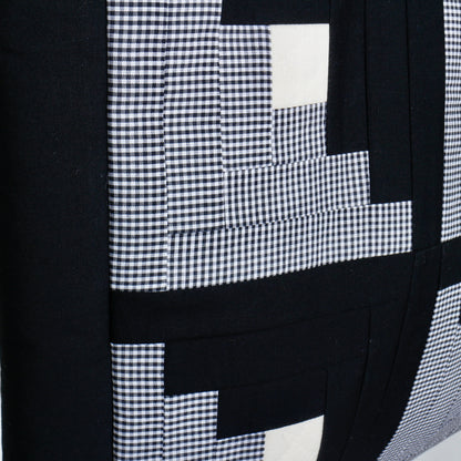 【HOUSE QUILT】 / BIG TOTE BAG＜LOG CABIN＞　※受注生産アイテムとなります。