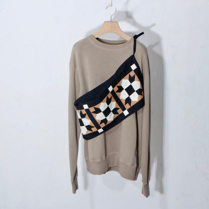 【HOUSE QUILT】 / APRON（SQUARE）＜FLOWER＞　※受注生産アイテムとなります。