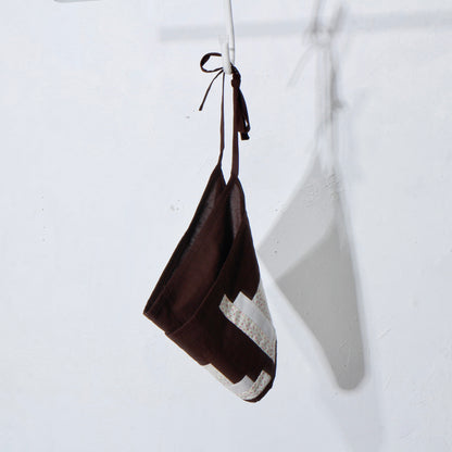 【HOUSE QUILT】 / APRON（SQUARE）＜LOG CABIN＞　※受注生産アイテムとなります。