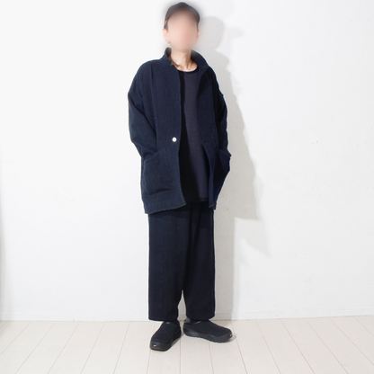 0 Count KhadiCotton Jacket / black