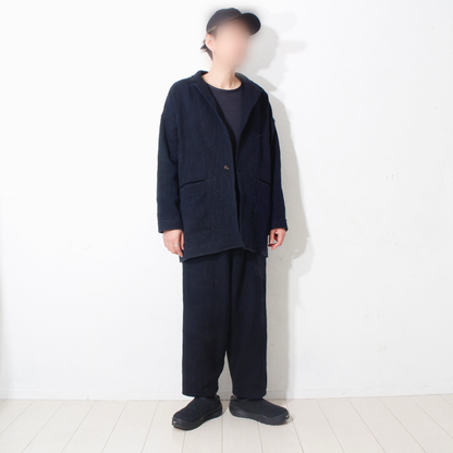 0 Count KhadiCotton Jacket / black