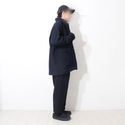 0 Count KhadiCotton Jacket / black