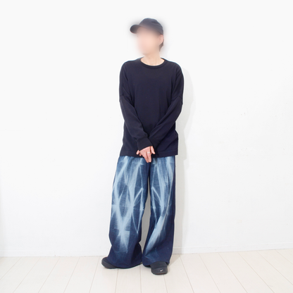 Plating Gima Cotton Longsleeve Pullover / black