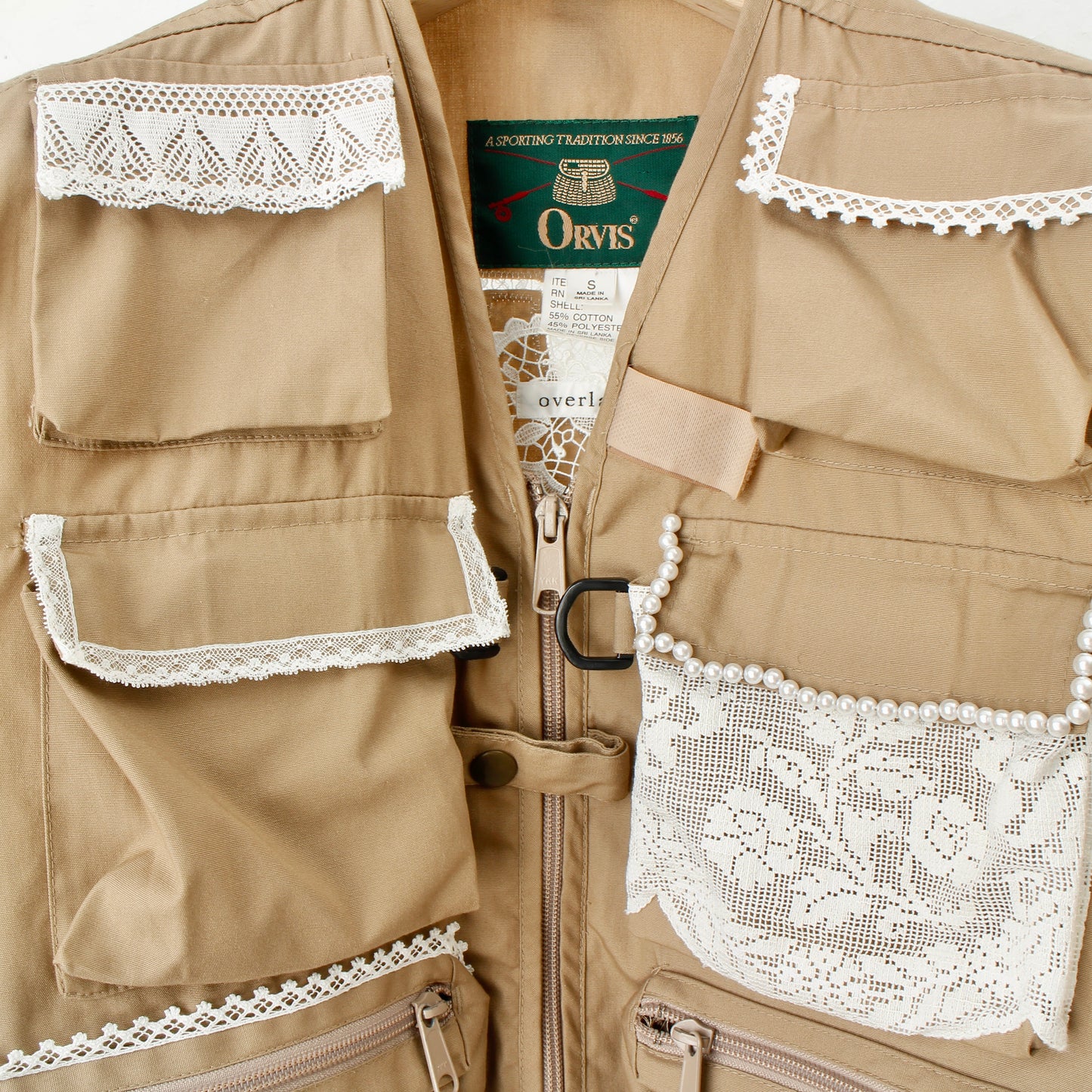 overlace /lace fishing vest