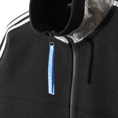 line track jacket / black