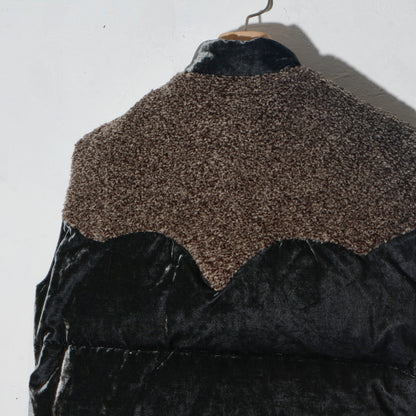 Velvet Mountain Down Vest  / Dusty Black
