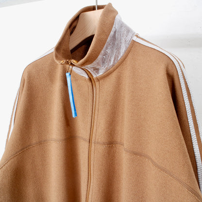 line track jacket / camel