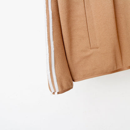 line track jacket / camel