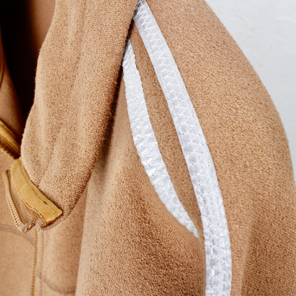 line track jacket / camel