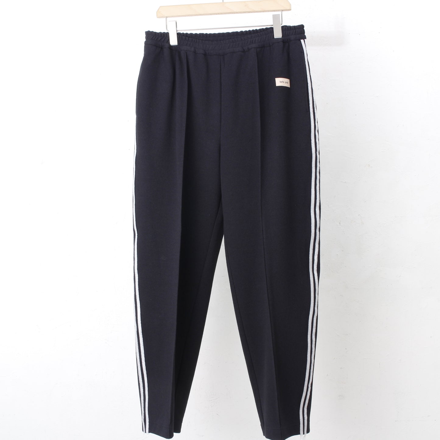 line track pants / black