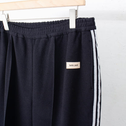 line track pants / black