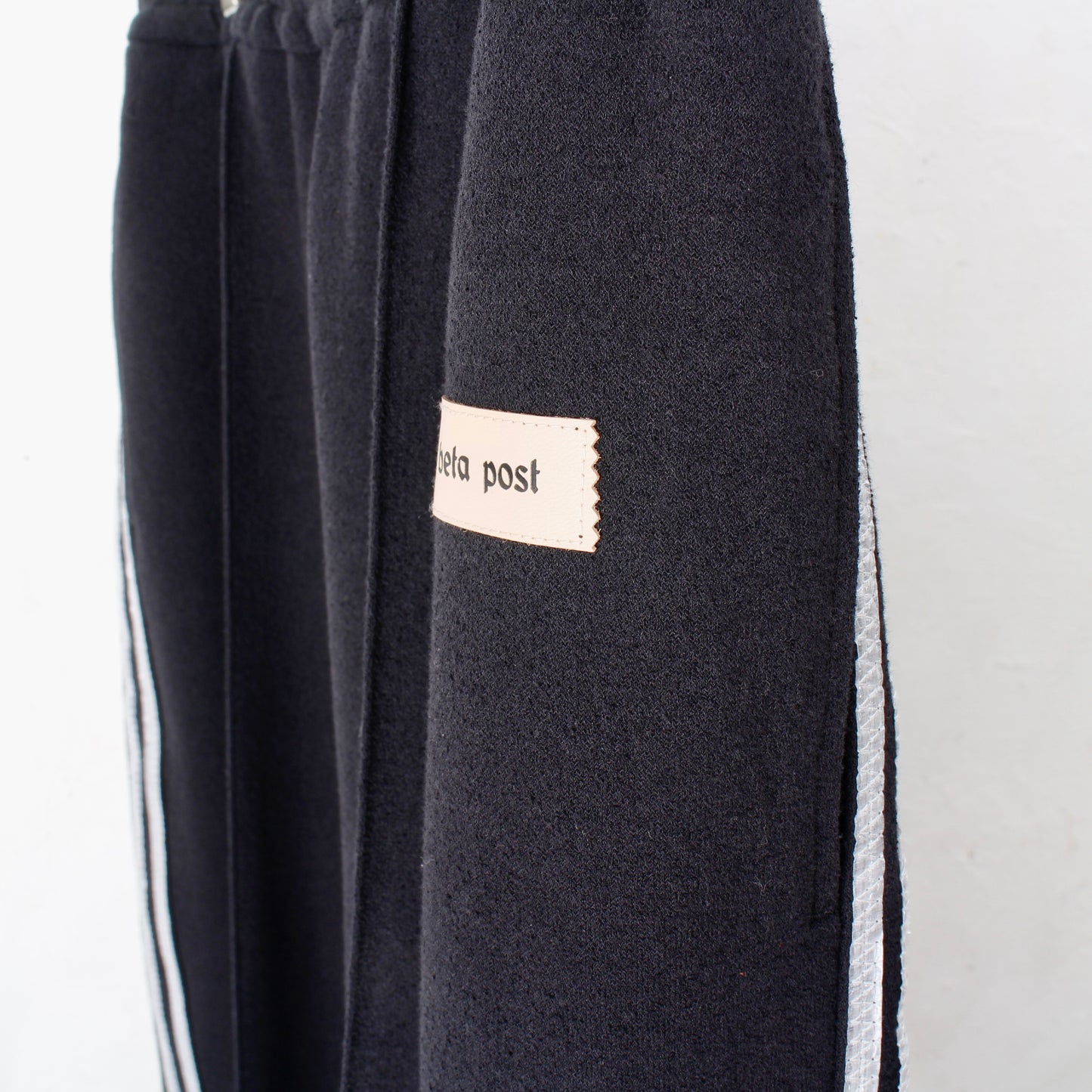 line track pants / black