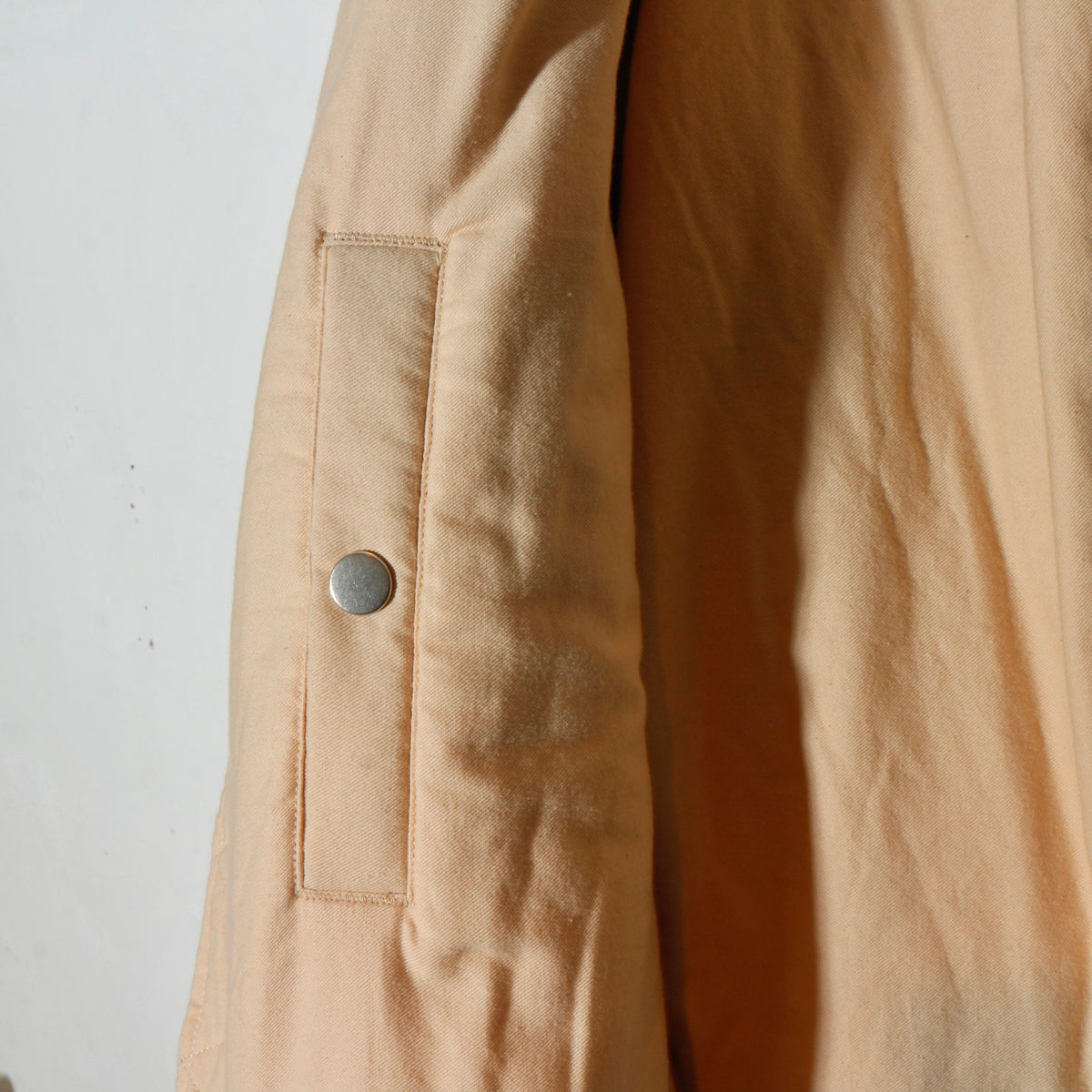 Vc Velvet Puffer Bomber Jacket / dusty blue