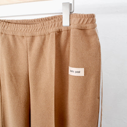 line track pants / camel