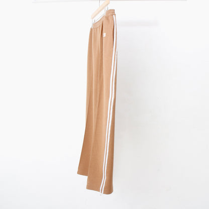 line track pants / camel