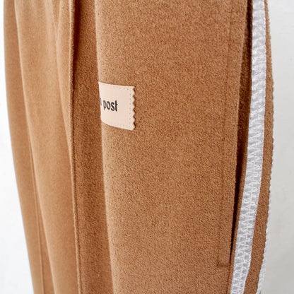 line track pants / camel