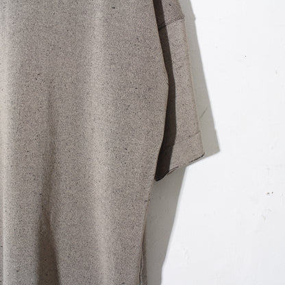 Plating Gima Cotton Halfsleeve Pullover  / beige