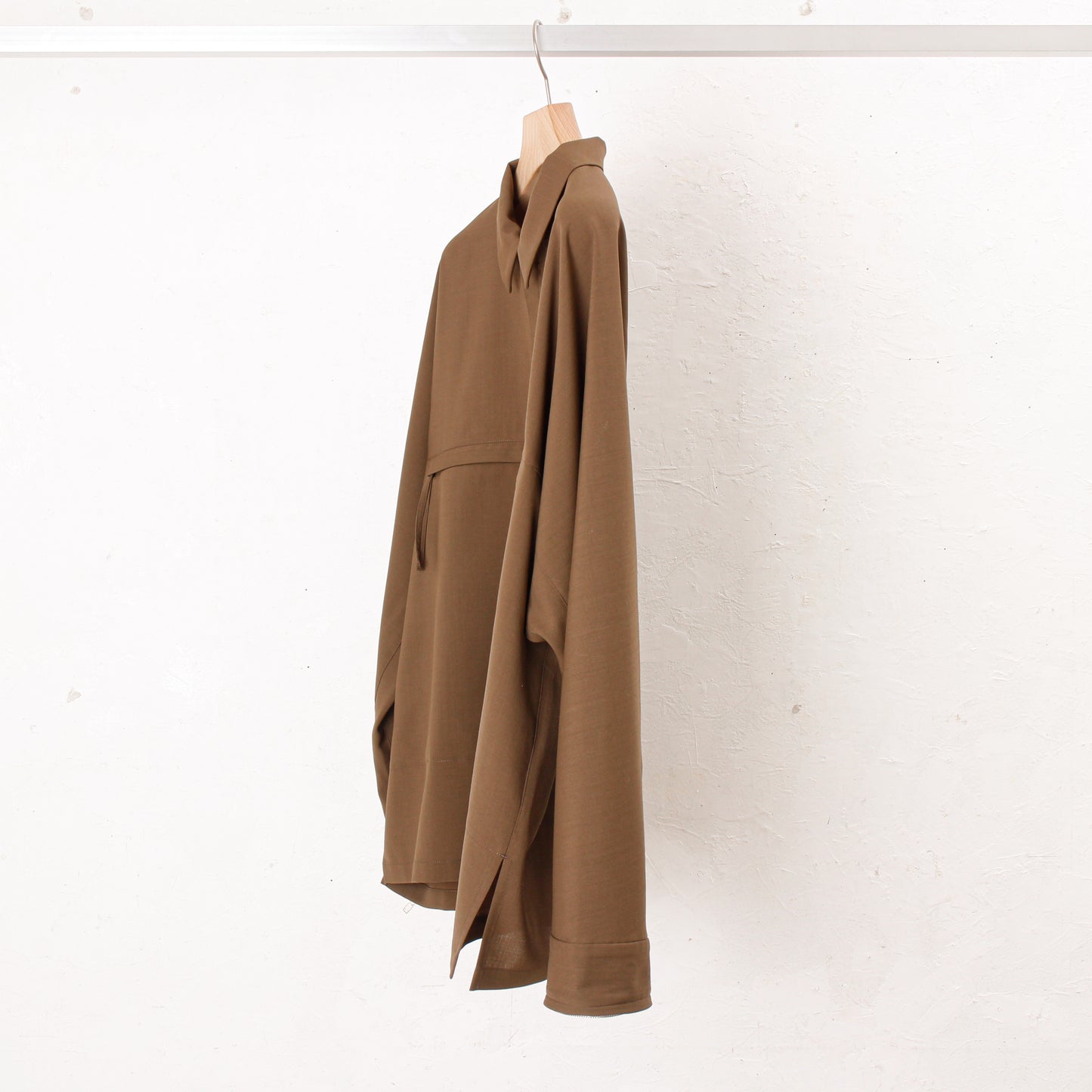 shoulder bag shirt / khaki