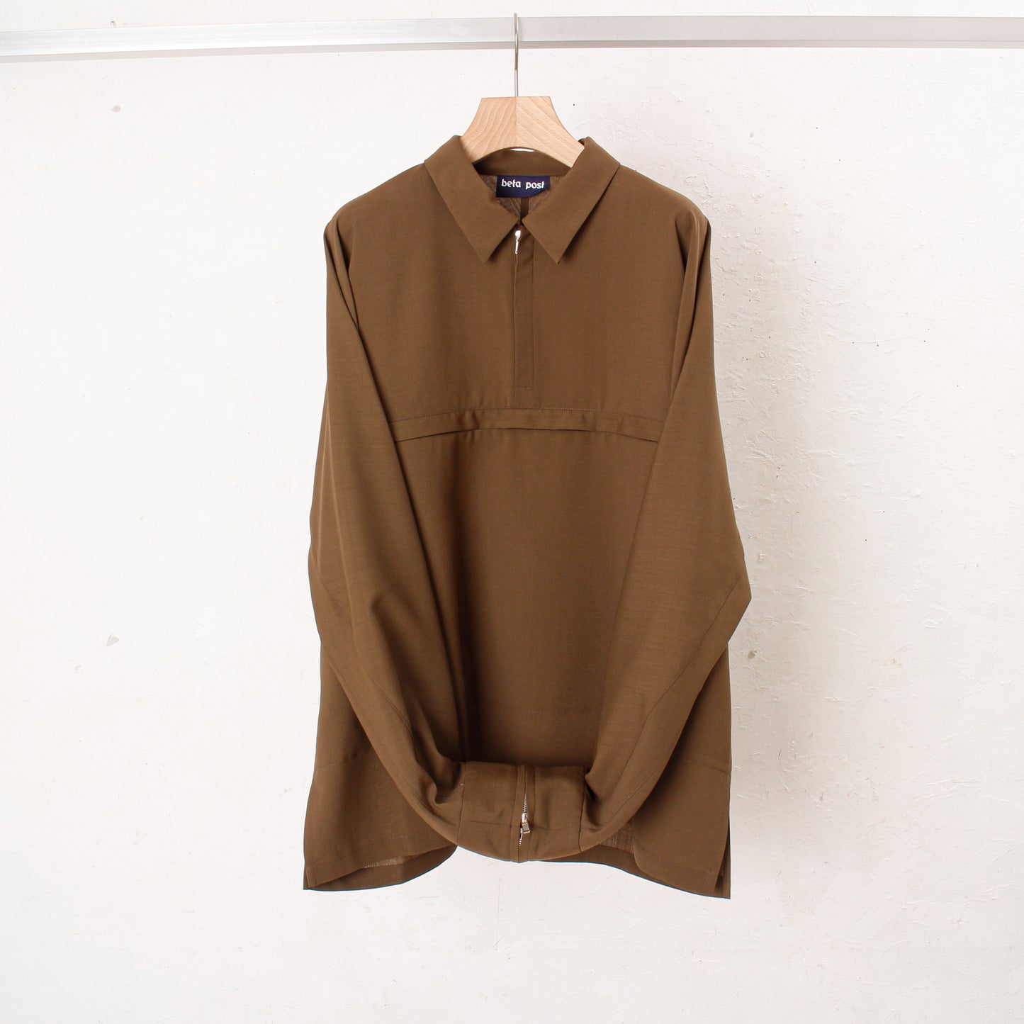 shoulder bag shirt / khaki