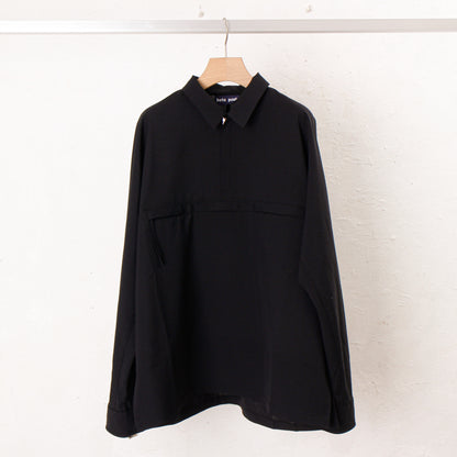 shoulder bag shirt / black