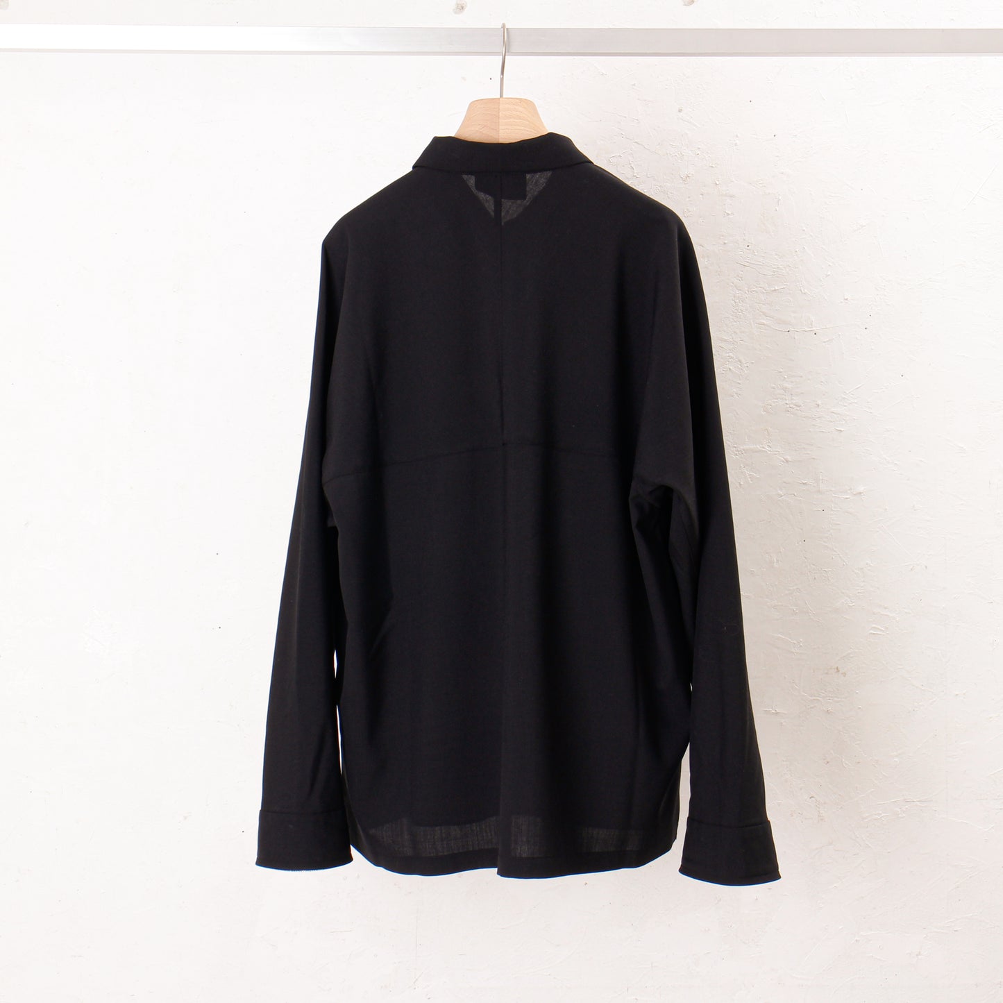 shoulder bag shirt / black