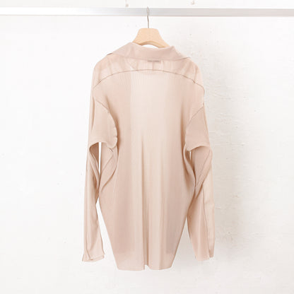 to do kotohayokozawa /Oversized Sheer Shirts / beige