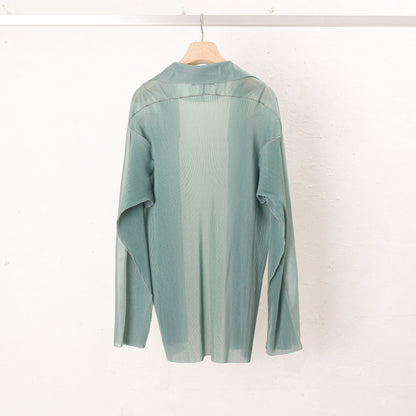 to do kotohayokozawa /Oversized Sheer Shirts / SAGE