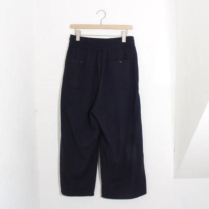 Torowool straight wide  Pants / navy